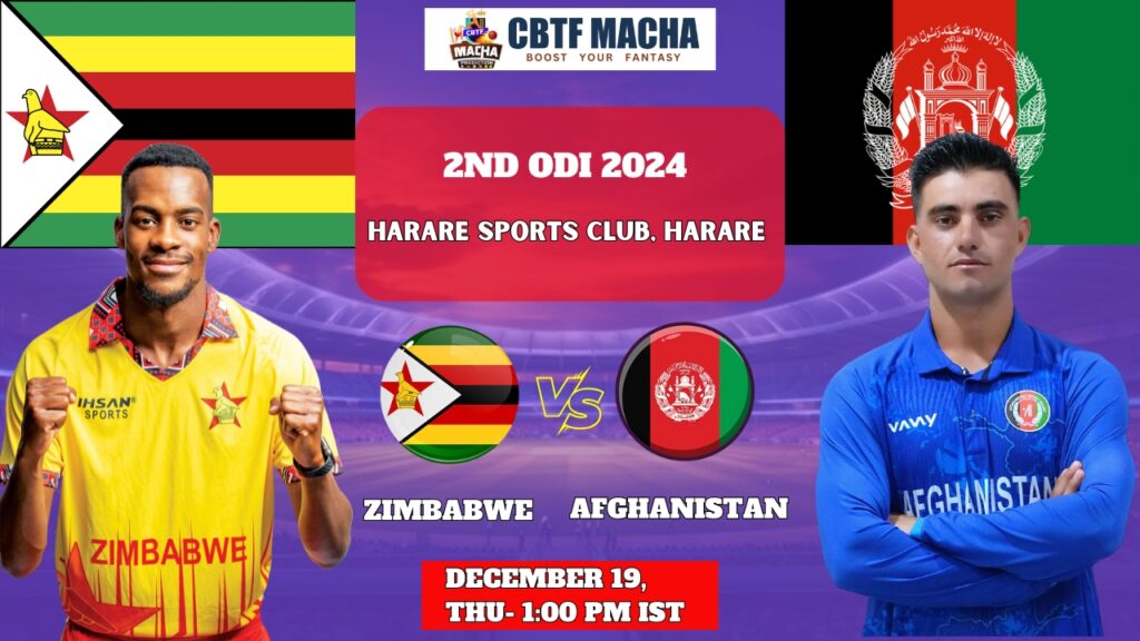 Zimbabwe vs Afghanistan Match Prediction - Who will win today’s 2nd ODI match between ZIM vs AFG?