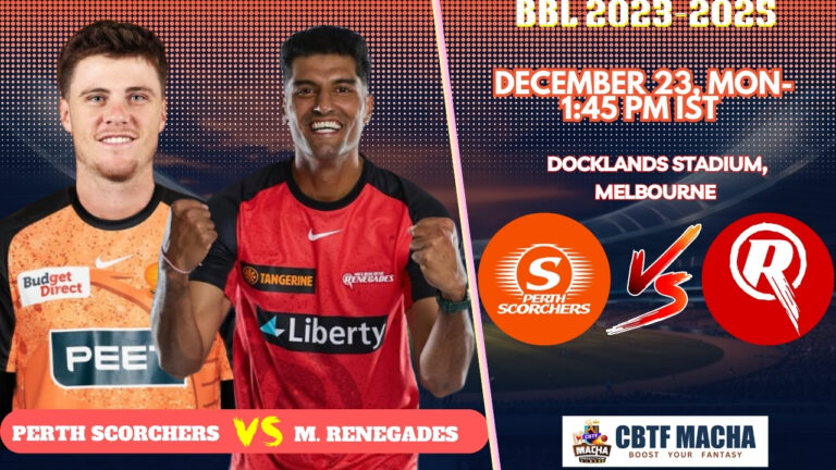 BBL 2024-2025: Match 10, REN vs SCO Match Prediction – Who will win today’s BBL match between REN vs SCO?