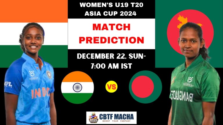 Bangladesh U19 Women vs India U19 Women Match Prediction - Who will win today’s Women's U19 T20 Asia Cup Final match between BAN-W U19 vs IND-W U19?