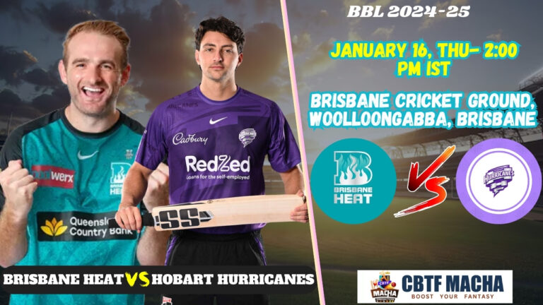 BBL 2024-2025: Match 36, HEA vs HUR Match Prediction – Who will win today’s BBL match between HEA vs HUR?