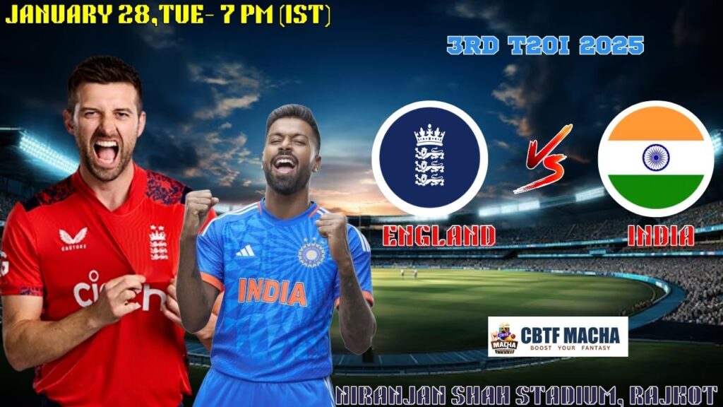 IND vs ENG Match Prediction - Who will win today’s 3rd T20I match between India and England?