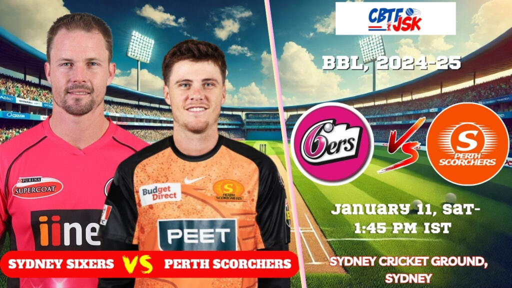 BBL 2024-2025: Match 30, SIX vs SCO Match Prediction – Who will win today’s BBL match between SIX vs SCO?