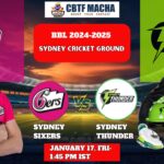 BBL 2024-2025: Match 37, SIX vs THU Match Prediction – Who will win today’s BBL match between SIX vs THU?