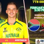 Champions Trophy 2025: Match 7, AUS vs SA Match Prediction – Who will win today’s Champions Trophy match between AUS vs SA?