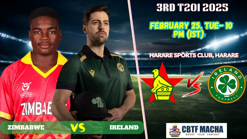 ZIM vs IRE Match Prediction - Who will win today’s 3rd T20I match between Zimbabwe and Ireland?