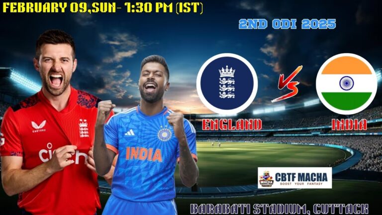 IND vs ENG Match Prediction - Who will win today’s 2nd ODI match between India and England?