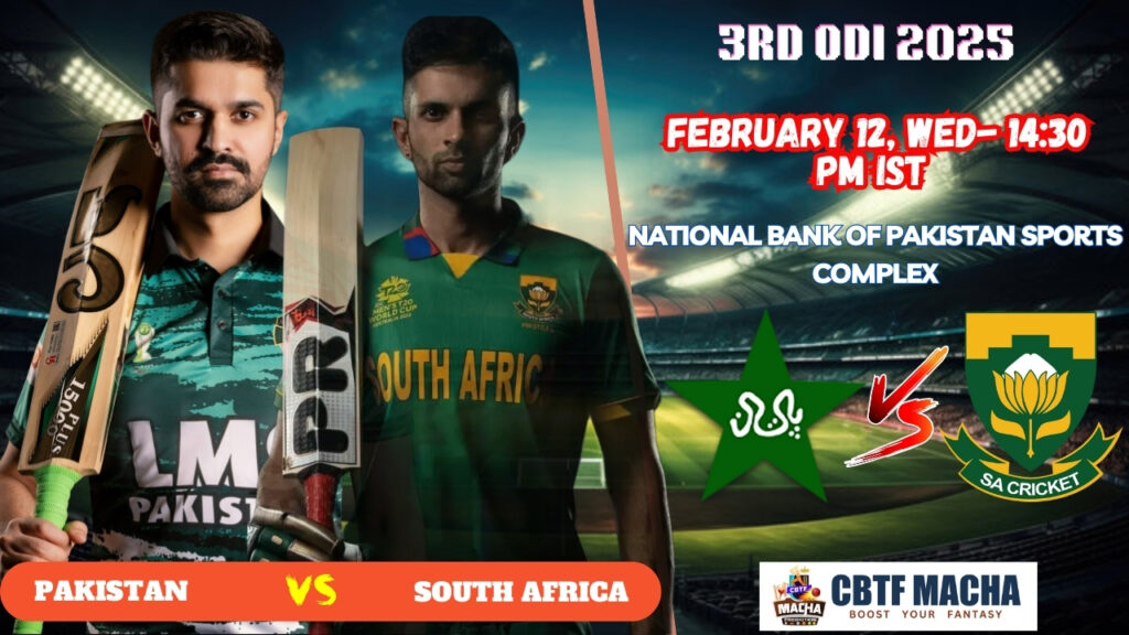 PAK vs SA Match Prediction - Who will win today’s 3rd ODI match between Pakistan and South Africa?