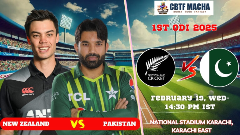 Champions Trophy 2025: Match 1, PAK vs NZ Match Prediction – Who will win today’s Champions Trophy match between PAK vs NZ?