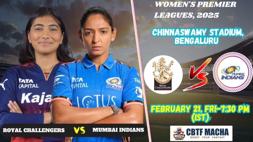 WPL 2025: Match 7, BLR-W vs MUM-W Match Prediction - Who will win today's WPL match between RCB-W vs MI-W?