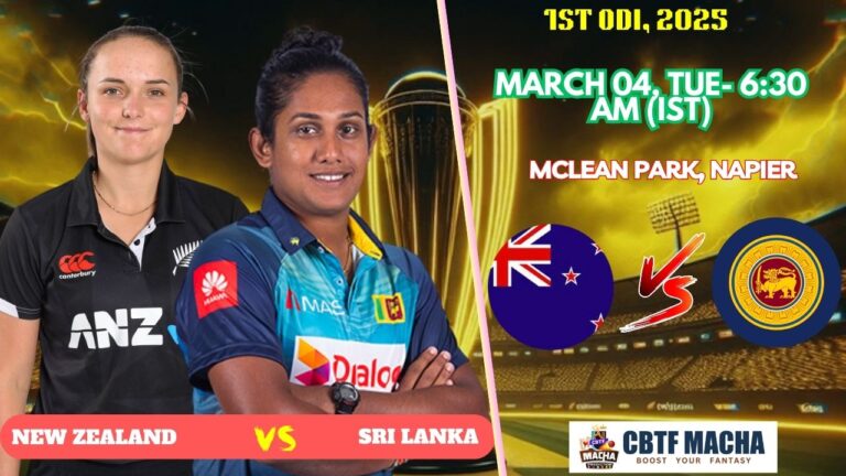 NZ-W vs SL-W Match Prediction - Who will win today’s 1st ODI match between New Zealand Women and Sri Lanka Women?