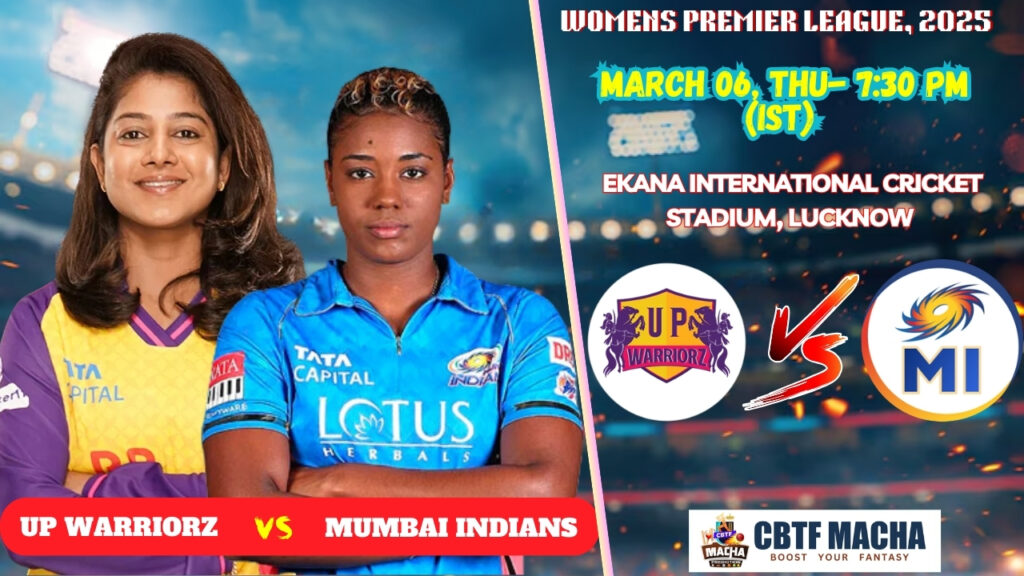 WPL 2025: Match 16, UP-W vs MUM-W Match Prediction - Who will win today's WPL match between UP-W vs MUM-W?