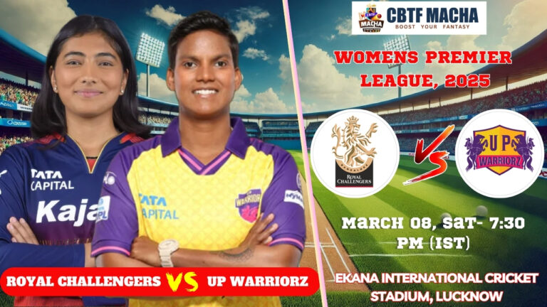 WPL 2025: Match 18, BLR-W vs UP-W Match Prediction - Who will win today's WPL match between BLR-W vs UP-W?