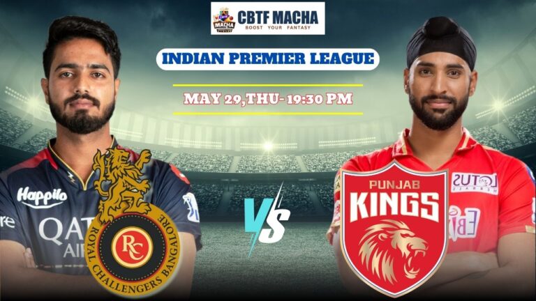 Punjab Kings vs Royal Challengers Bengaluru, IPLT20, Today Match Prediction