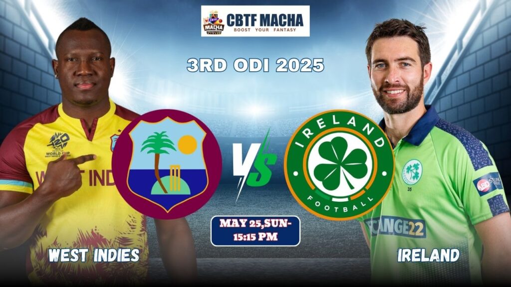 Ireland vs West Indies, IRE vs WI , Today Match Prediction