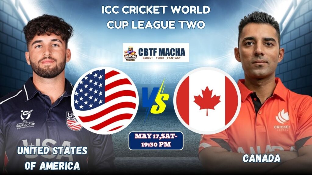 United States of America vs Canada, ICCCWCLT, Today Match Prediction