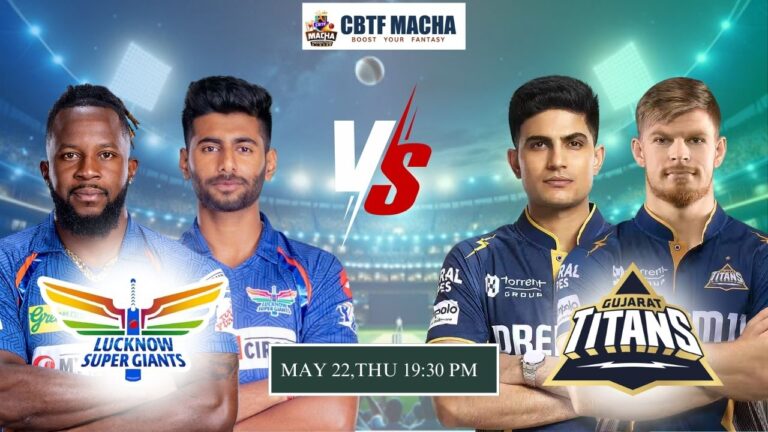 Gujarat Titans vs Lucknow Super Giants, IPLT20, Today Match Prediction