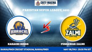 Peshawar Zalmi vs Karachi Kings, PSLT20, Today Match Prediction