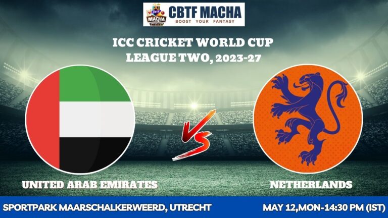 United Arab Emirates vs Netherlands, ICCCWCLT, Today Match Prediction