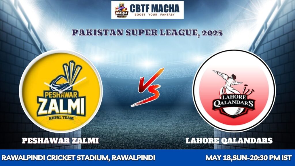 Peshawar Zalmi vs Lahore Qalandars, PSLT20, Today Match Prediction