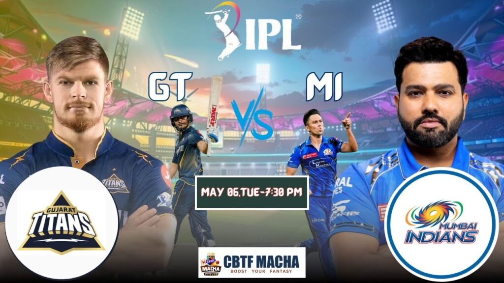 Mumbai Indians vs Gujarat Titans, IPLT20, Today Match Prediction
