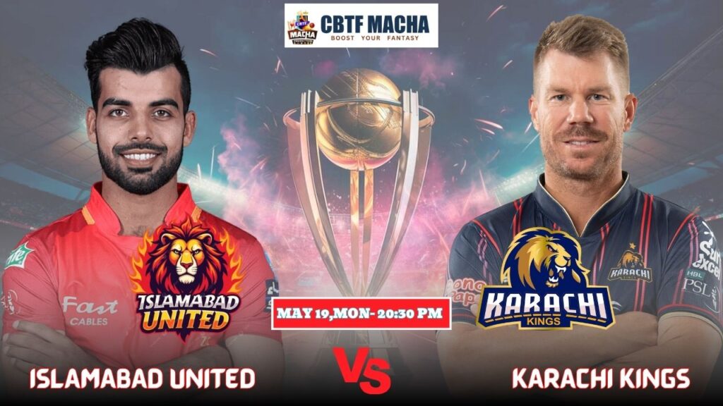 Islamabad United vs Karachi Kings, PSLT20, Today Match Prediction