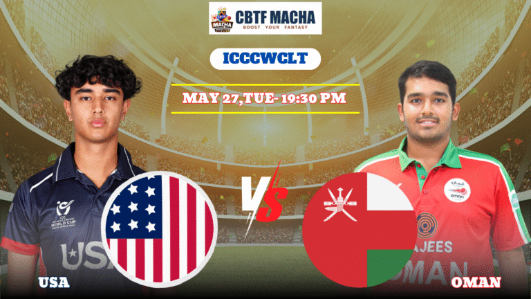 United States of America vs Oman, ICCCWCLT, Today Match Prediction