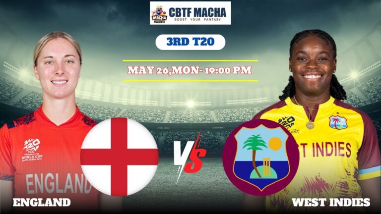 England Women vs West Indies Women, ENG-W vs WI-W 2025, Today Match Prediction
