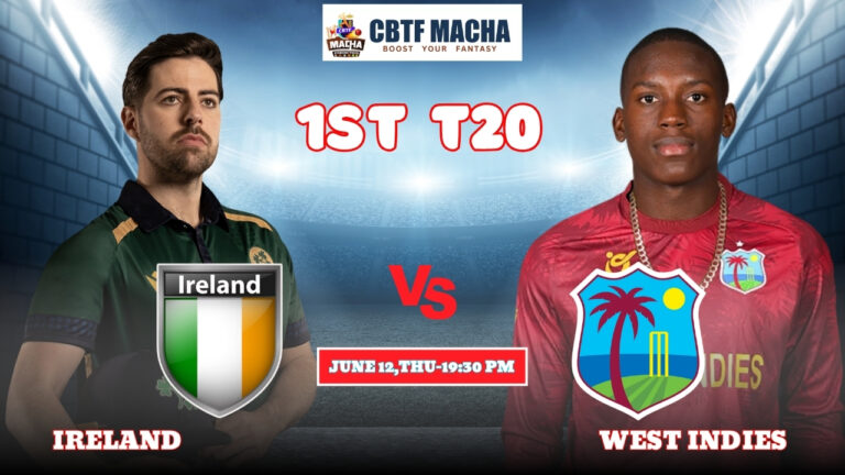 Ireland vs West Indies, IRE vs WI , Today Match Prediction