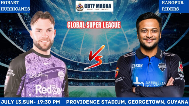 Hobart Hurricanes vs Rangpur Riders, GSL, Today Match Prediction