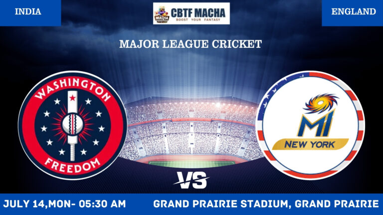 Washington Freedom vs MI New York, MLC, Today Match Prediction