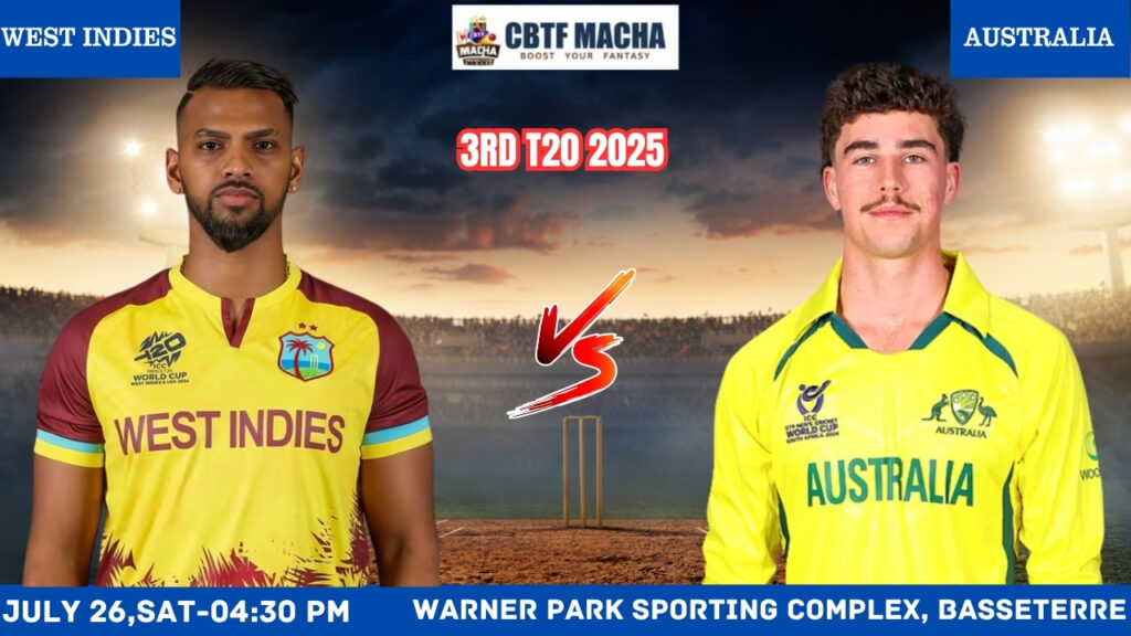 West Indies vs Australia, WI vs AUS, Today Match Prediction