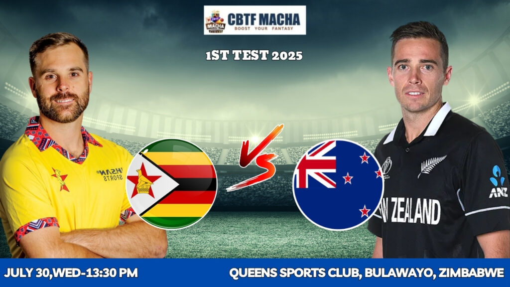 Zimbabwe vs New Zealand, ZIM vs NZ , Today Match Prediction