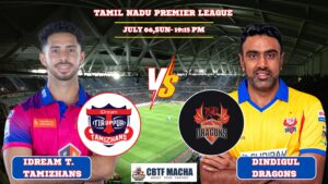 IDream Tiruppur Tamizhans vs Dindigul Dragons, TNPLT20, Today Match Prediction