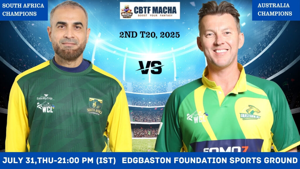 South Africa Champions vs Australia Champions, WCOL, Today Match Prediction