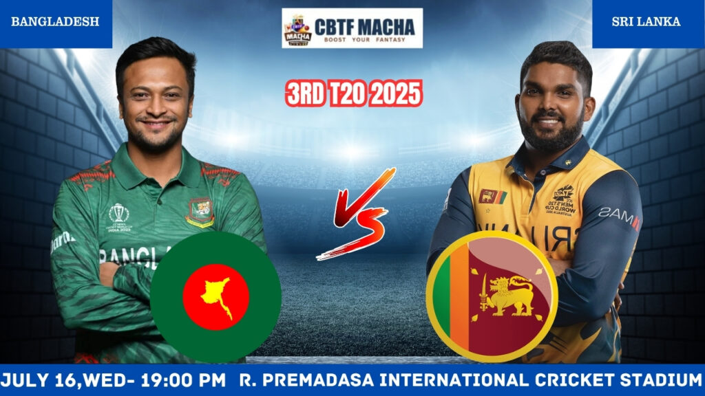 Sri Lanka vs Bangladesh, BAN vs SL 2025, Today Match Prediction