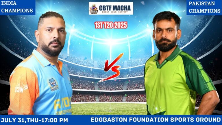 Pakistan Champions vs India Champions, WCOL, Today Match Prediction