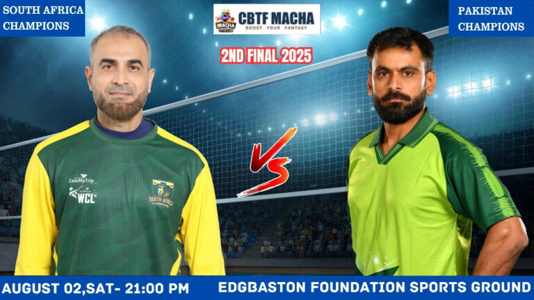 Pakistan Champions vs South Africa Champions, WCOL, Today Match Prediction