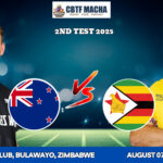 Zimbabwe vs New Zealand, ZIM vs NZ , Today Match Prediction
