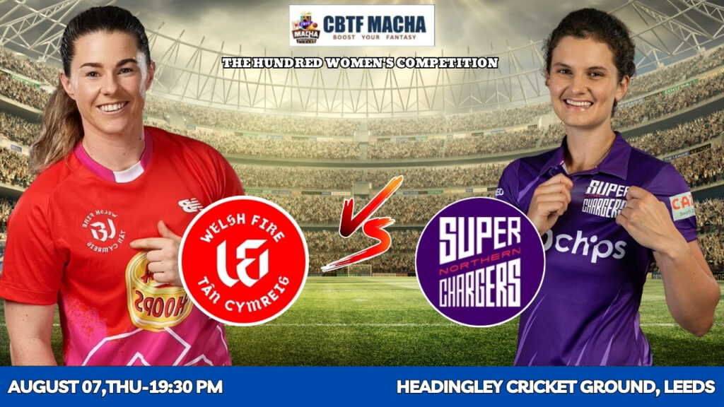 Northern Superchargers Women vs Welsh Fire Women, HWC, Today Match Prediction