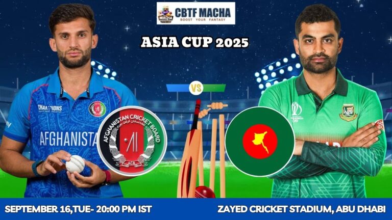 Asia Cup 2025: Match 9, Bangladesh vs Afghanistan Match Prediction – Who will win today’s match?