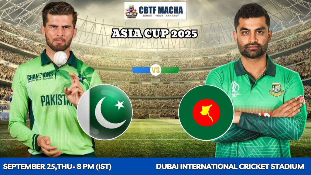Asia Cup 2025: Super Four, Pakistan vs Bangladesh Match Prediction – Who will win today’s match?