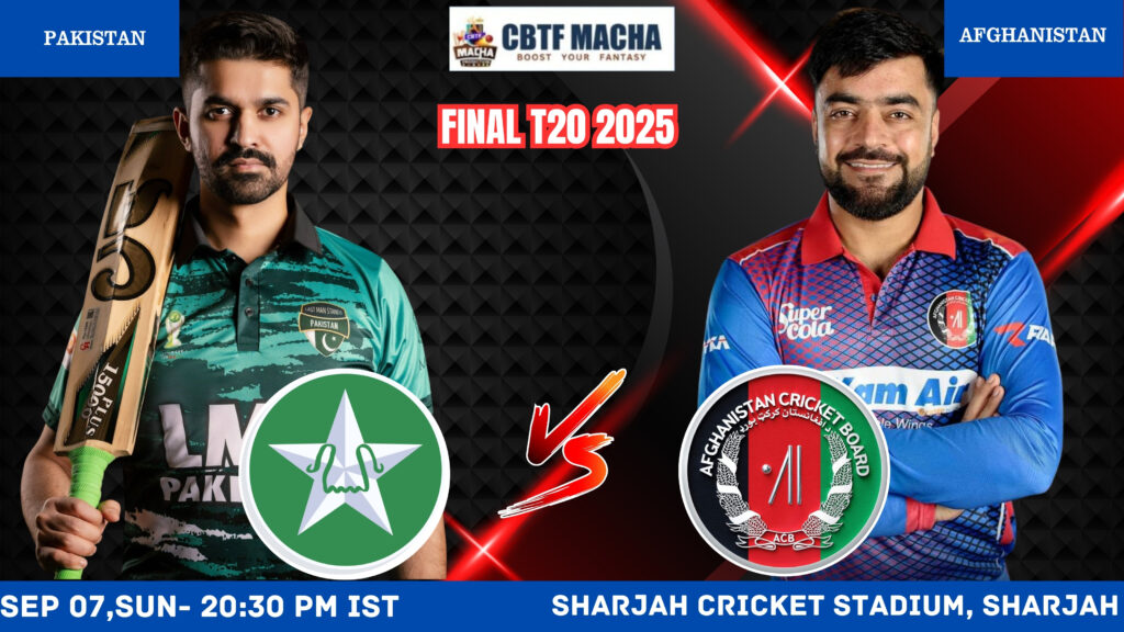 UAE T20I Tri-Series 2025: Final, PAK vs AFG Match Prediction – Who will win today’s match between PAK vs AFG?