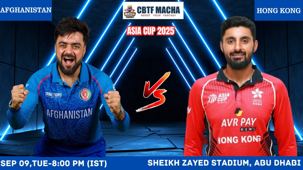 Asia Cup 2025: Match 1, Afghanistan vs Hong Kong Match Prediction