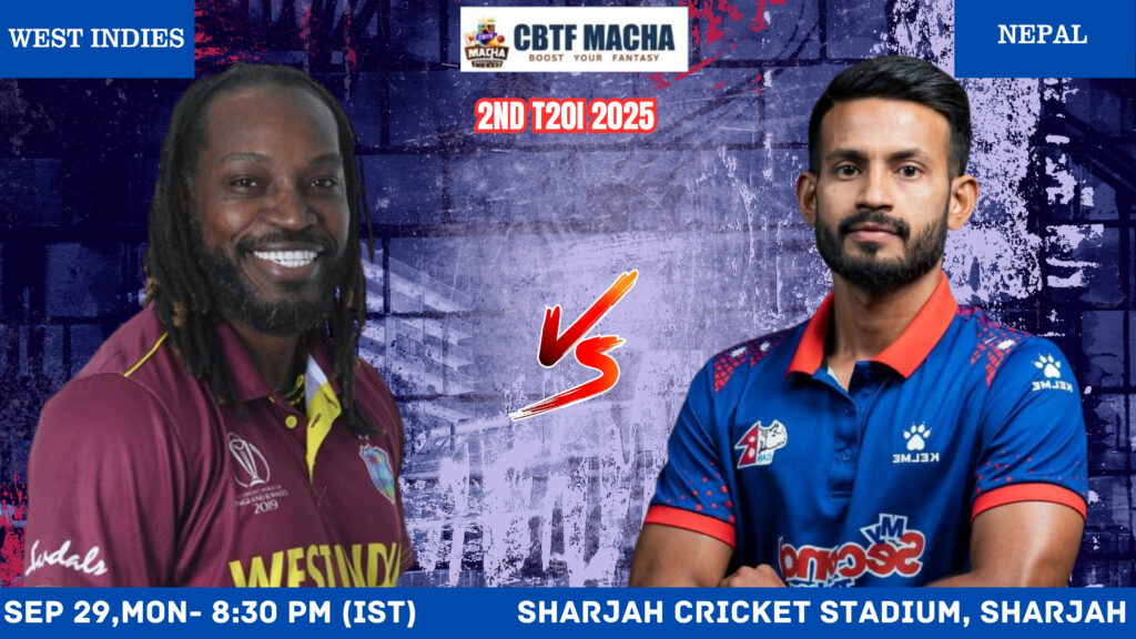 West Indies vs Nepal Match Prediction, 2nd T20I – Who will win today’s match between WI vs NEP?​