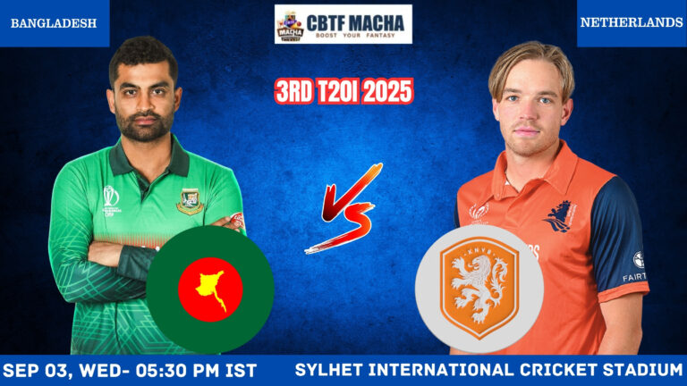 Bangladesh vs Netherlands Match Prediction, 3rd T20I – Who will win today’s match between BAN vs NED?