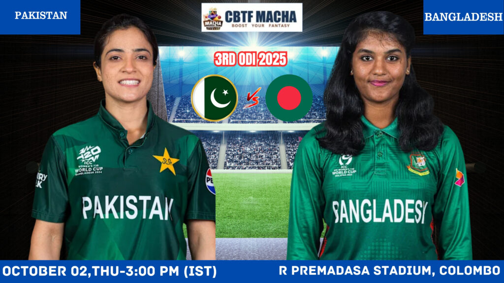 Women's World Cup 2025: Match 3, Bangladesh Women vs Pakistan Women Match Prediction – Who will win today’s match between BAN W vs PAK W?