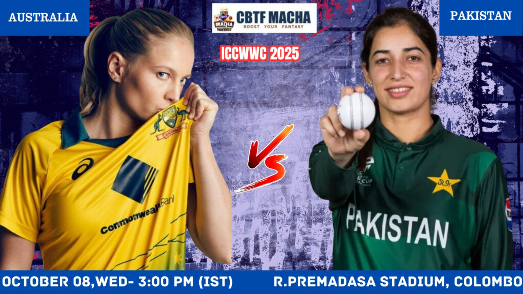 Women's World Cup 2025: Match 9, Australia Women vs Pakistan Women Match Prediction