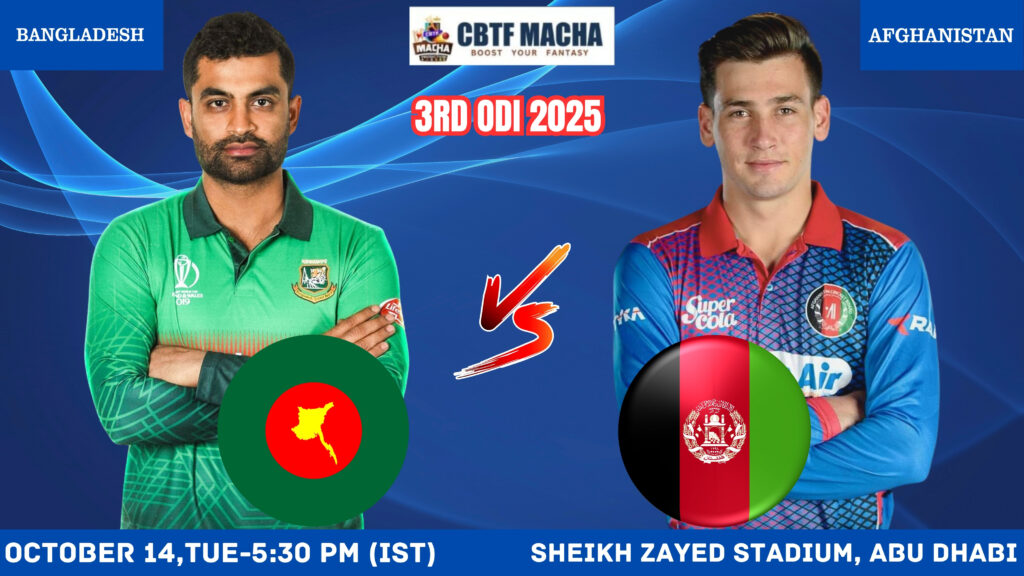 Afghanistan vs Bangladesh Prediction, 3rd ODI – Who will win today’s match between AFG vs BAN?