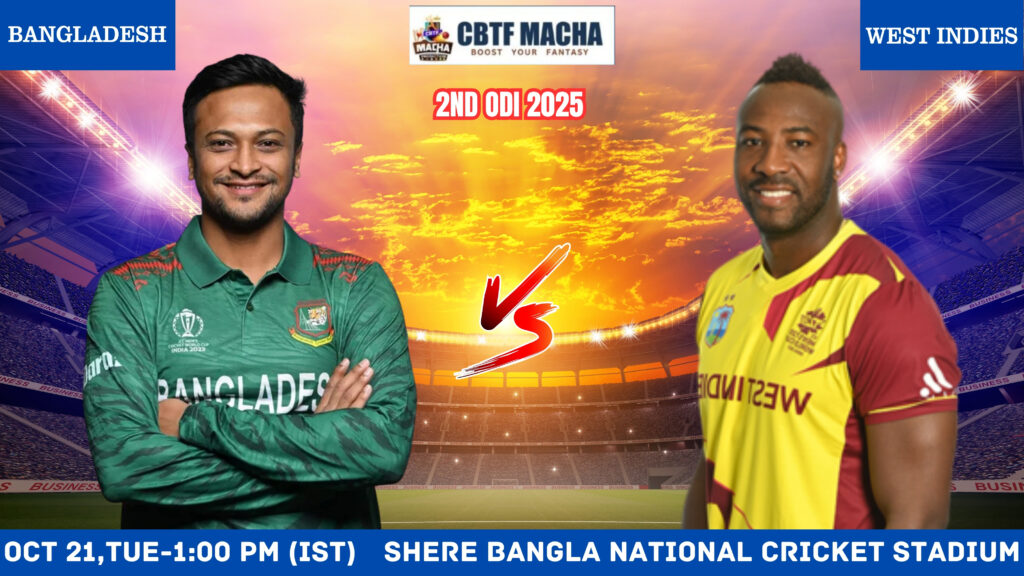 Bangladesh vs West Indies Prediction, 2nd ODI – Who will win today’s match between BAN vs WI?