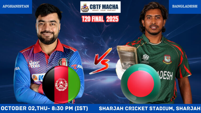 Afghanistan vs Bangladesh Match Prediction, 1st T20I – Who will win today’s match between AFG vs BAN?